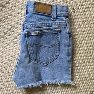Vintage lee cutoffs